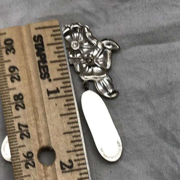 Vintage 1950's Sterling Reed & Barton Ballet Shoes Brooch Pin and Earrings Set - Picture 11 of 12